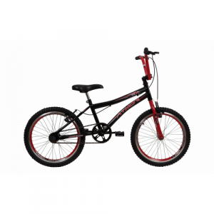 Bicicleta Aro 20 Athor ATX - Preto com vermelho