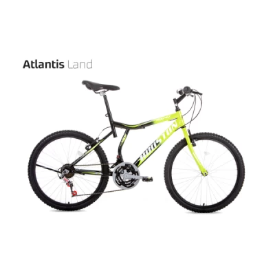 Bicicleta Aro 24 Houston Atlantis Land 21 Velocidades - Amarelo com Preto