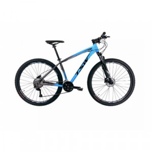 Bicicleta Alumínio Aro 29 TSW Hunch Plus 27 Velocidades Quadro 17" Ano 2019 - Azul com cinza