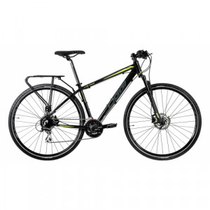 Bicicleta Aro 29 Oggi Lite Tour 24 Velocidades - Preto com grafite e verde