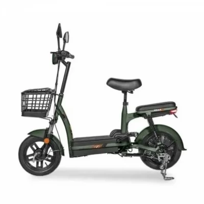 Bicicleta Elétrica Nxt Zilla Next Electric 48v; 12ah; 350w; 25 km/h - Verde Militar