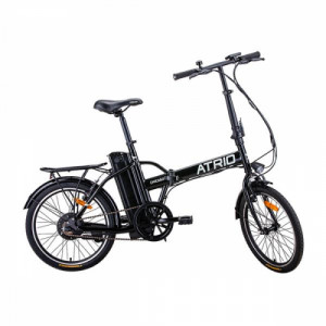 Bicicleta Elétrica Alumínio Aro 20 Dobrável Atrio Chicago 1 Velocidade - Preto