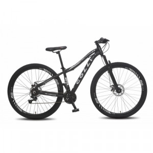 Bicicleta Alumínio Aro 29 Colli High Performance Alavancas e Cambios Shimano 21 Velocidades Quadro 15.5" - Preto fosco com branco