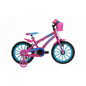 Bicicleta Aro 16 Athor Baby Lux - Rosa com Azul
