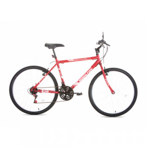 Bicicleta Aro 26 Houston Foxer Hammer  21 Velocidades - Vermelho com branco