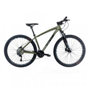 Bicicleta Alumínio Aro 29 TSW Hunch Plus 24 Velocidades Quadro 17" Ano 2021 - Verde fosco militar com cinza