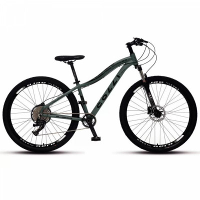 Bicicleta Alumínio Aro 29 Colli Eudora Kit Absolute 12 Velocidades Quadro 15.5" - Verde Militar