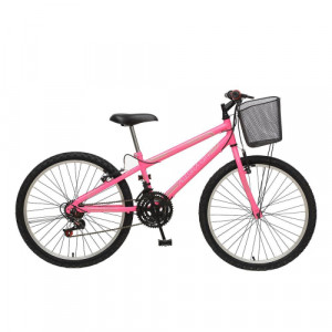 Bicicleta Aro 24 Colli Allegra City - Rosa neon