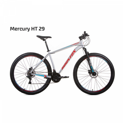 Bicicleta Alumínio Aro 29 Houston Mercury HT 21 Velocidades Quadro 17" - Prata