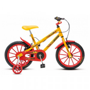Bicicleta Aro 16 Colli Hot - Amarelo com preto