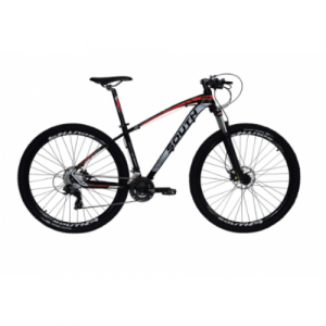 Bicicleta Aro 29 South New R06 24 Velocidades 19" - Preto fosco com vermelho e grafite