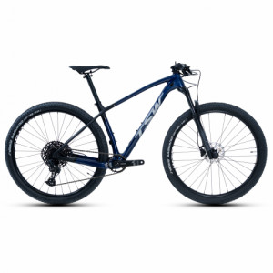 Bicicleta Carbono Aro 29 TSW Evo Quest Fast SX 12 Velocidades Quadro 17,5" Ano 2022 - Azul Metalizado